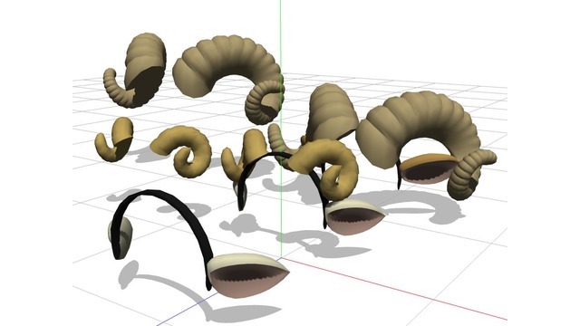 羊耳カチューシャ