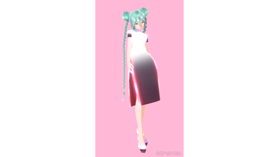 mmd ミク ショップ ドレス