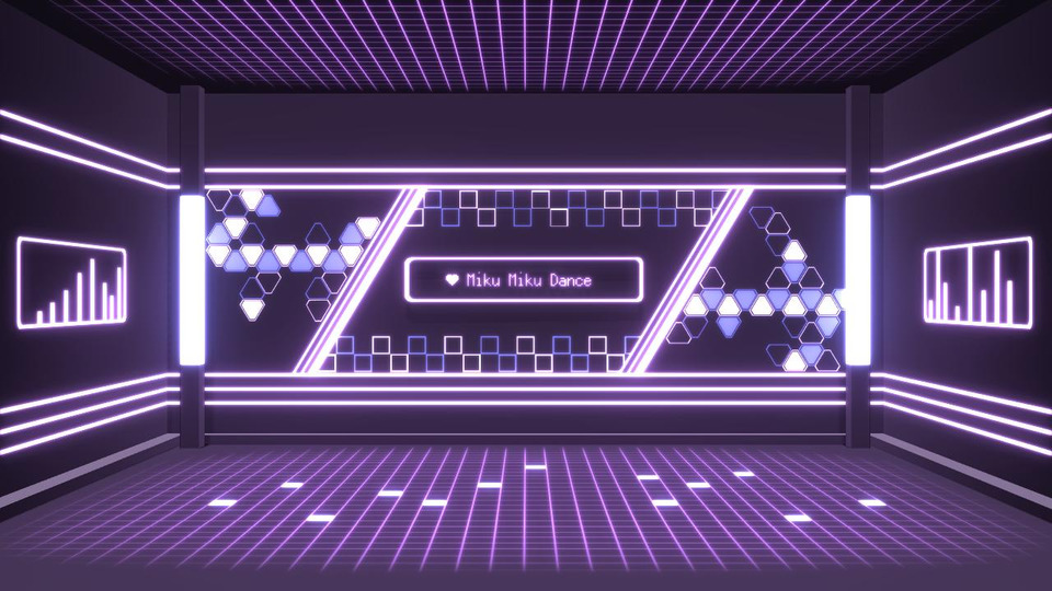 深紫色ステージ