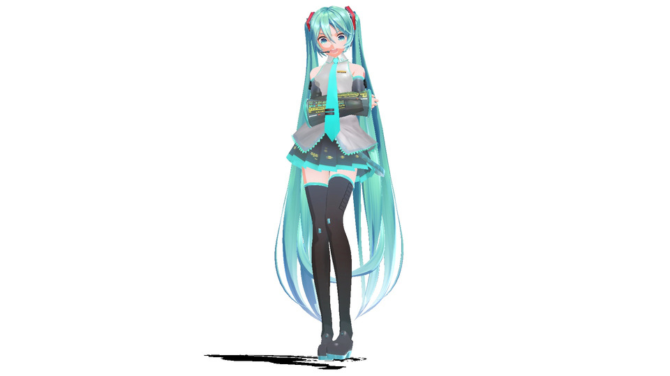 【MMD】副部長腕組