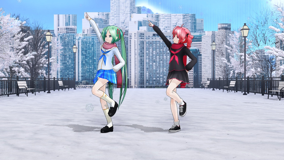 【MMD】ラムのラブソング【ペアダンス配布】