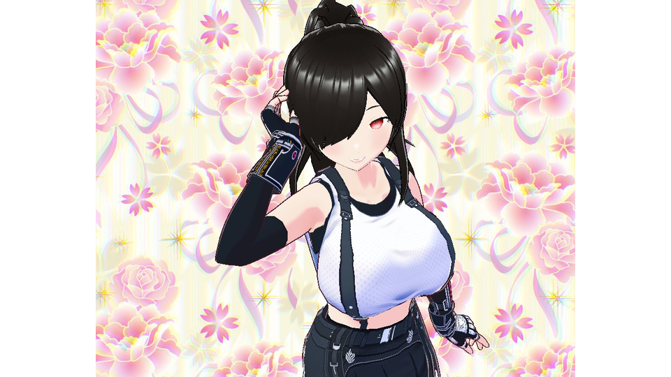 咲華もな 　FF7モデルMMD配布