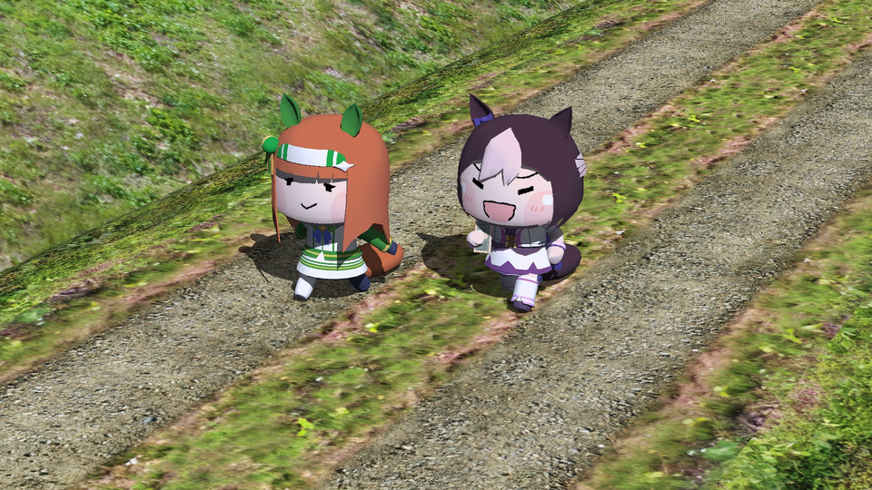 【RailSim】スペシャルウィーク&サイレンススズカ(たぬき)