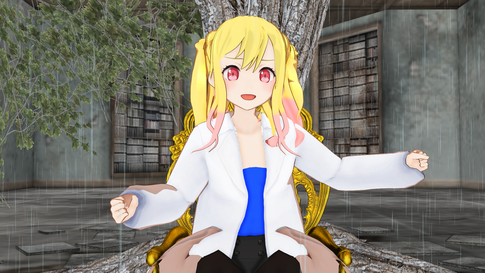 てらてら　歌唱モーション