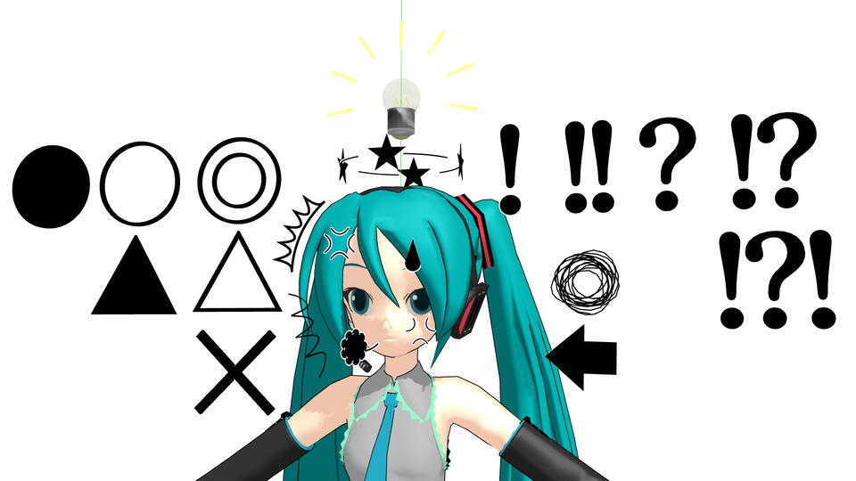 漫符等詰め合わせMMDモデル