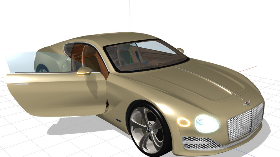 ベントレーMMDモデル