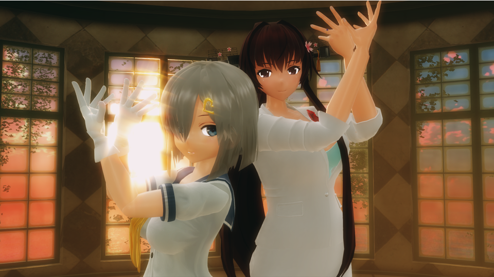 【MMDカメラ配布】曼珠沙華（反転2人用）