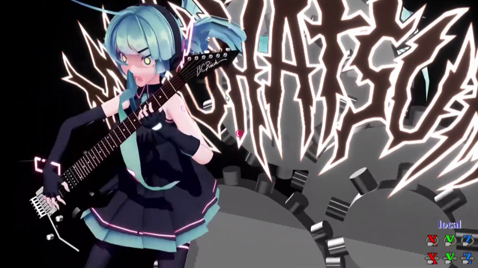 デスメタル風初音ミクロゴ