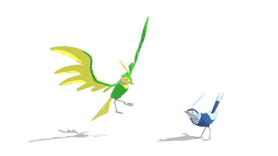 お茶漬け式トリィ＆ブルーver1.1