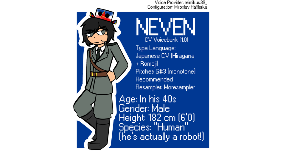 [UTAU VOICEBANK] NEVEN CV (1.1)