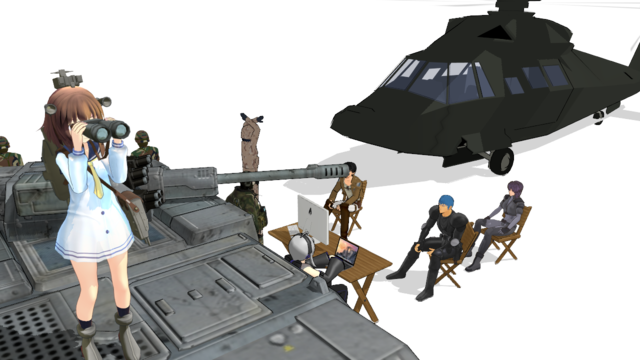 兵士たちの日常モーション