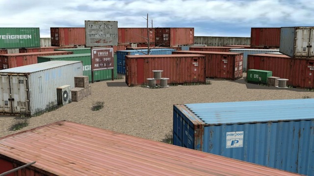 廃コンテナ置き場ステージ