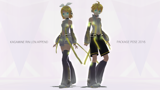 鏡音リンレンアペンドパッケージポーズ　Ver 2.0
