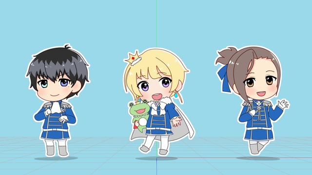 デレステ２D風モデル