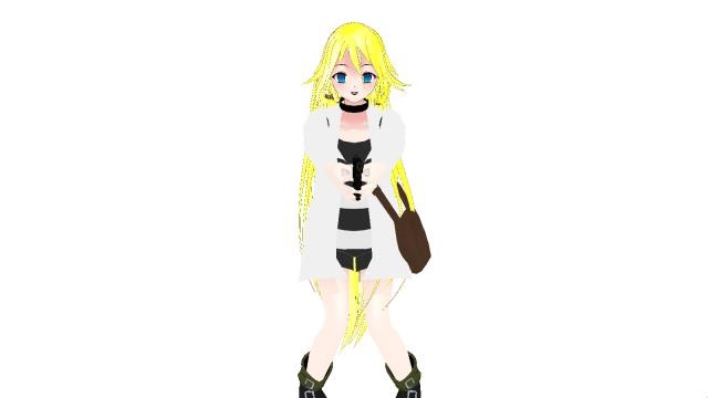 レイチェル・ガードナー0.8(修正、白い服を短くしました)