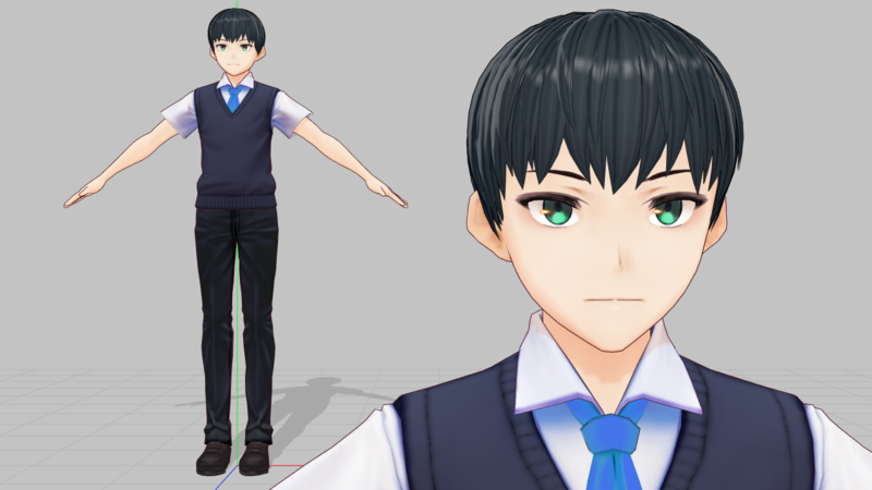 VRoid_青年_制服