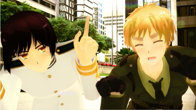 ブンシャカ(左)モーション