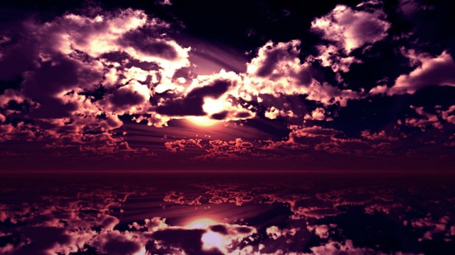 スカイドーム(赤紫色の夕焼け) VOL.WW3