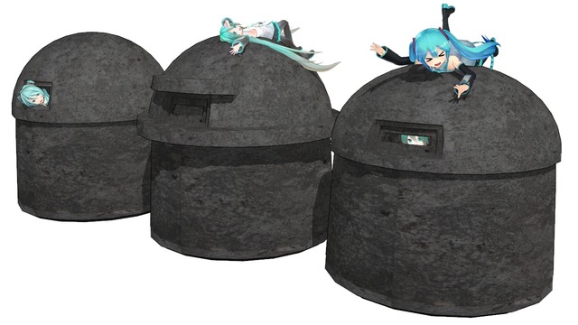 丸型トーチカ風モデル（お一人様用）