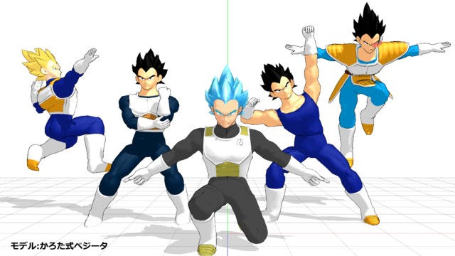 ギニュー特戦隊ポーズデータ