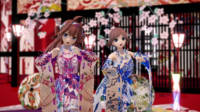 桃源恋歌カメラ2人用（shaoさんとmokaさんモーション用）