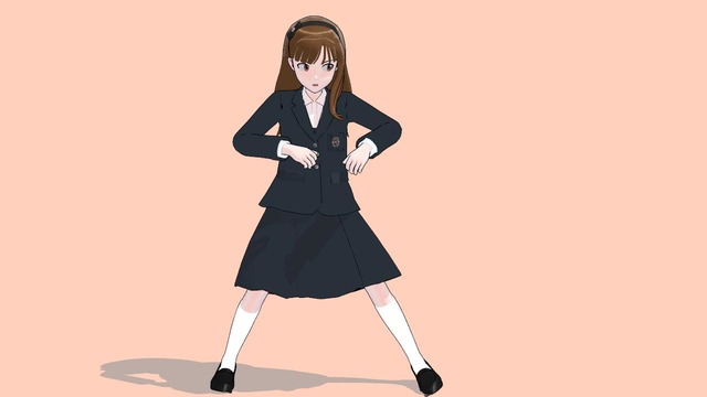 ぱっつんいおりん横浜雙葉学園ブレザーモデル