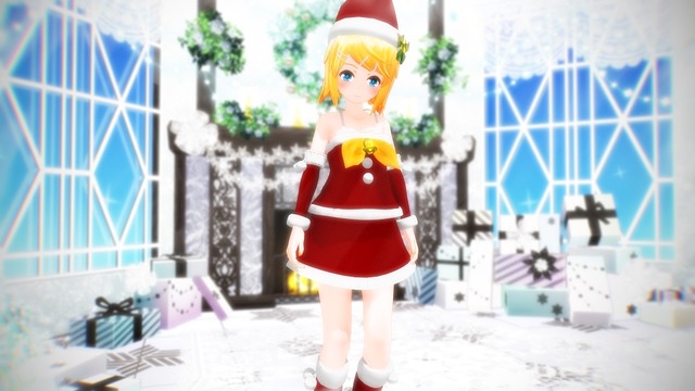 エレクトリカ式鏡音リンサンタ風衣装v1.3