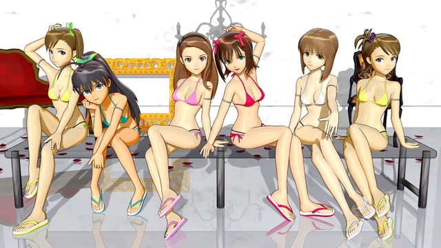 レイヤードTバックビキニ ６人パック