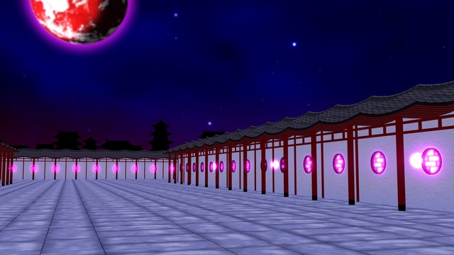 月の都風弾幕ステージ