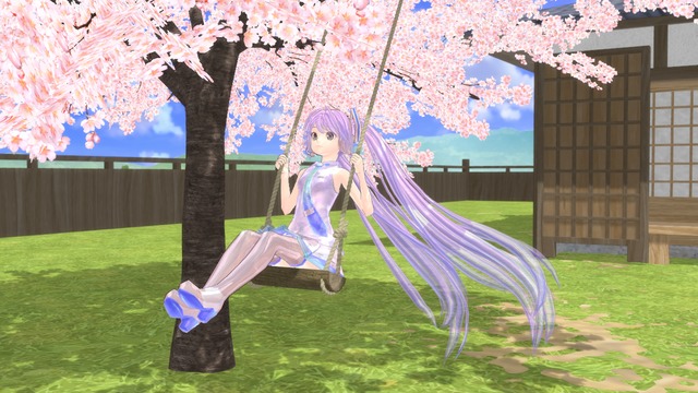 庭のブランコ Garden Swing MMD model