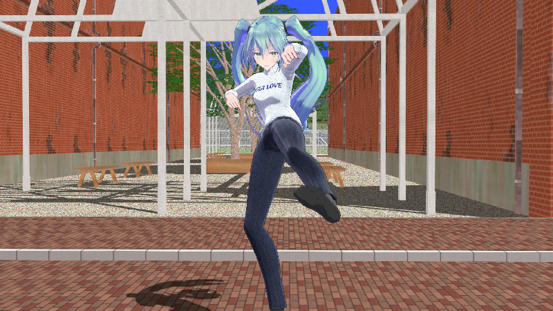 mmd クリアランス リタだけの純情スカート