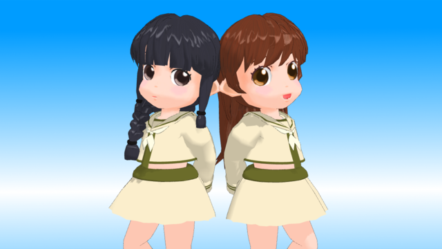 きたかみちゃんとおおいちゃん