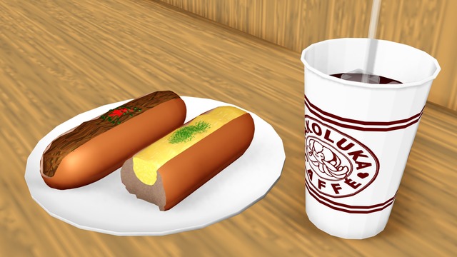 やきそばパンとたまごロール