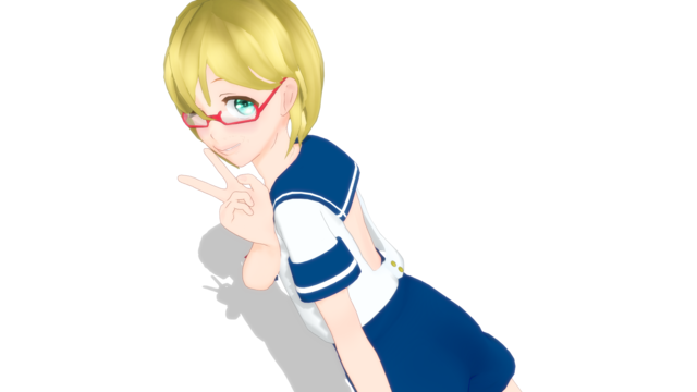 アカツキカナメ夏服モデル