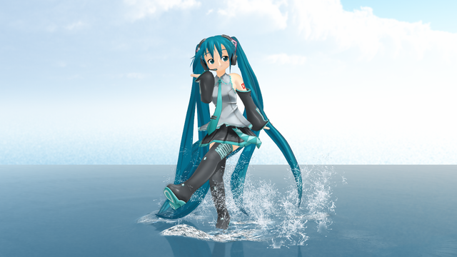 水しぶきパーティクルエフェクトコントローラー版