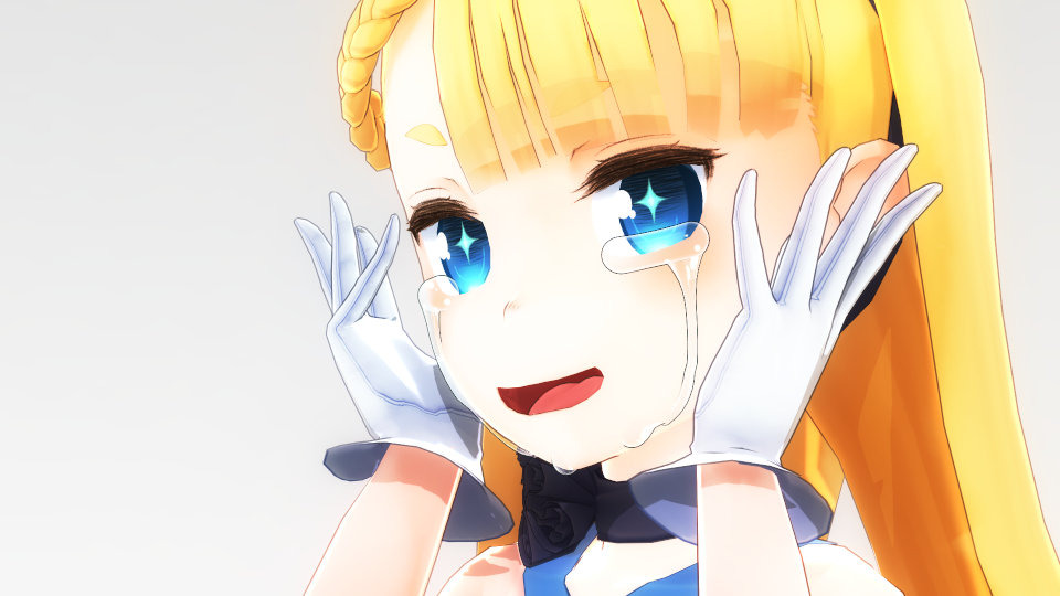 アニメっぽい涙