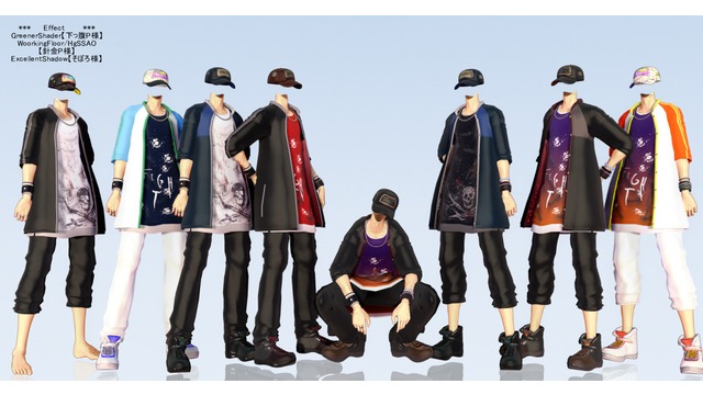 【MMD衣装】ヒップホップ調
