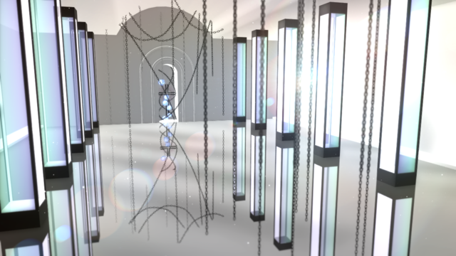 鎖と十字架（ステージ）