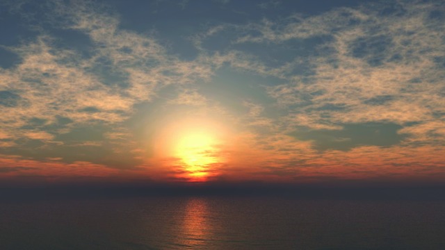 スカイドーム(レトロ調の夕焼け) VOL.QQ7