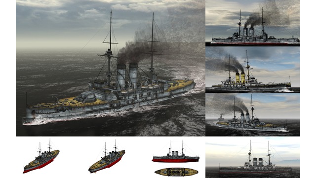 MMD用モブ前弩級戦艦1905セット