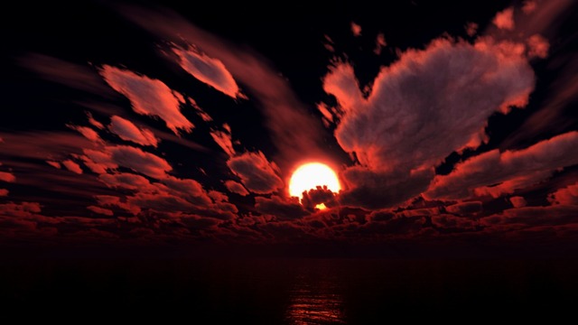 スカイドーム(ダークな夕空) VOL.VV6