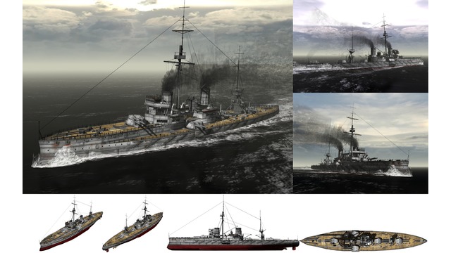 MMD用モブ弩級戦艦1906セット