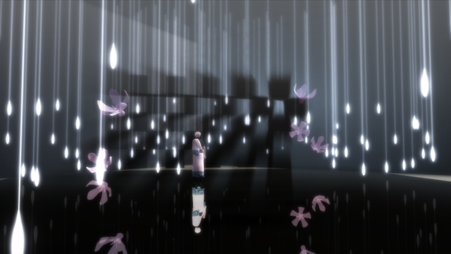 雨の雫ステージ