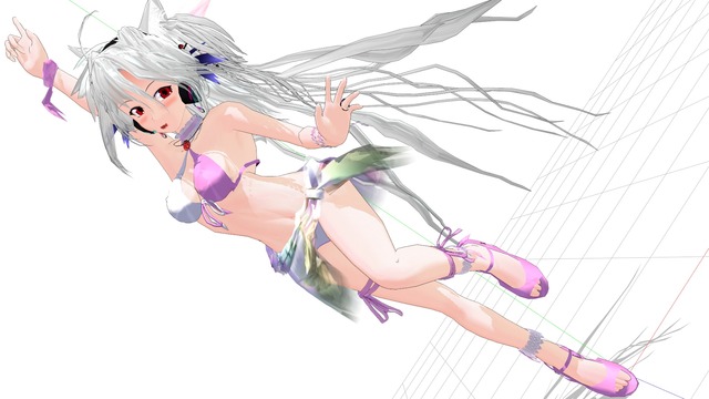 【MMD】水着な銀次郎2017