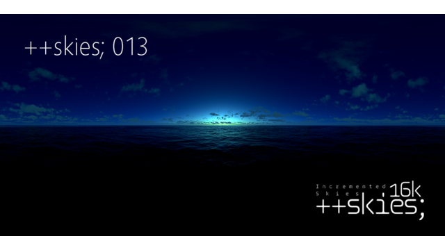 ++skies; 013 (スカイドーム) #incskies