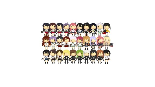 うめてんてーへちょ絵風艦これセット20160812