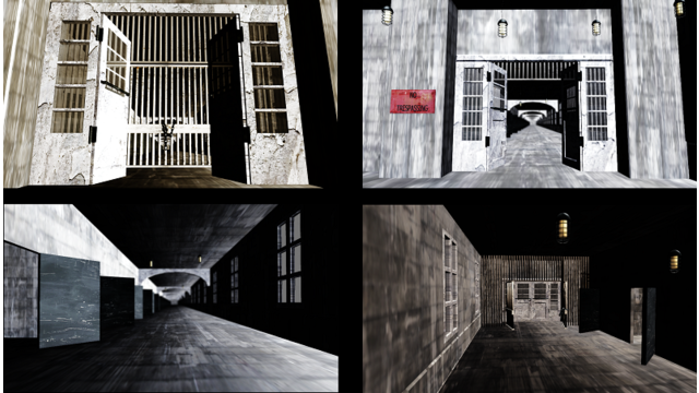 廃虚廊下ステージ