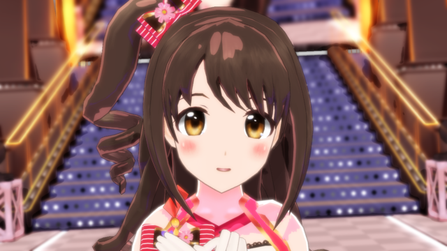 デレステ風SSR卯月モデル