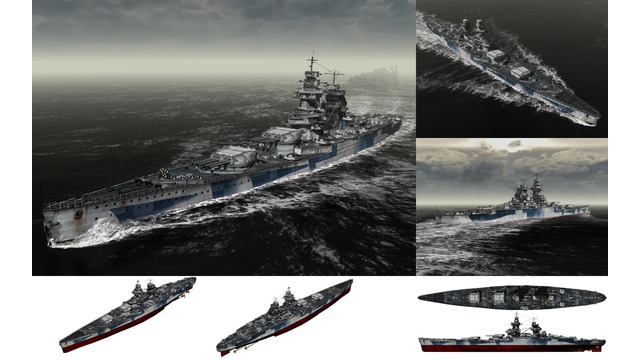 MMD用モブ超弩級戦艦1940セット