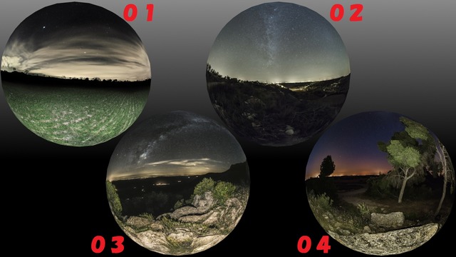 夜空の綺麗なスカイドーム